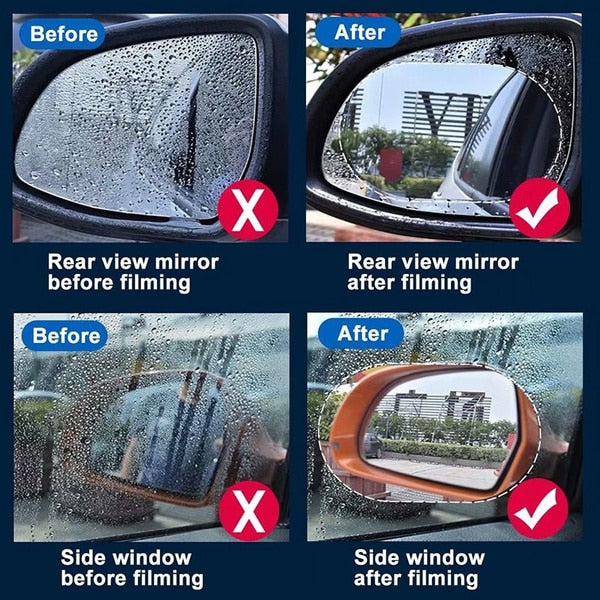 Car Mirror Winter Sticker