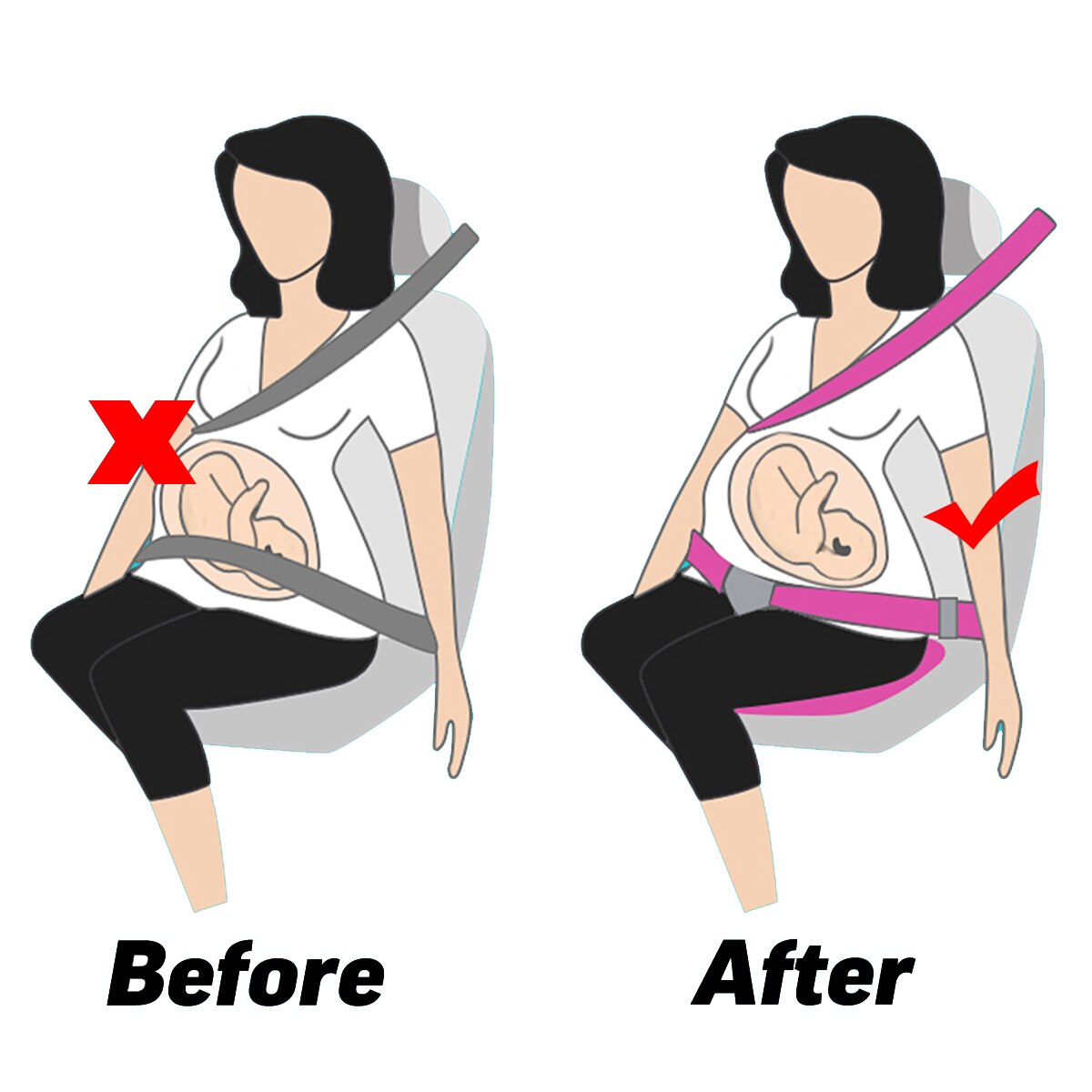Seat Belt For Pregnant Woman