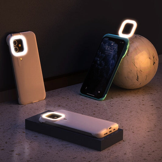 IPhone Cases with LED Selfie Light