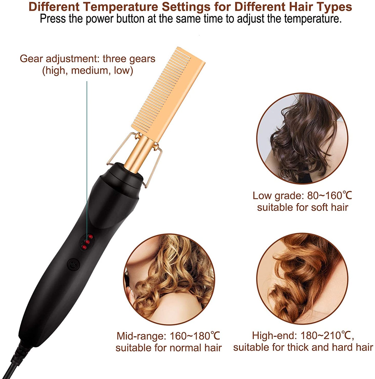 HairCombo™ 2 IN 1 Hair Straightener & Curler